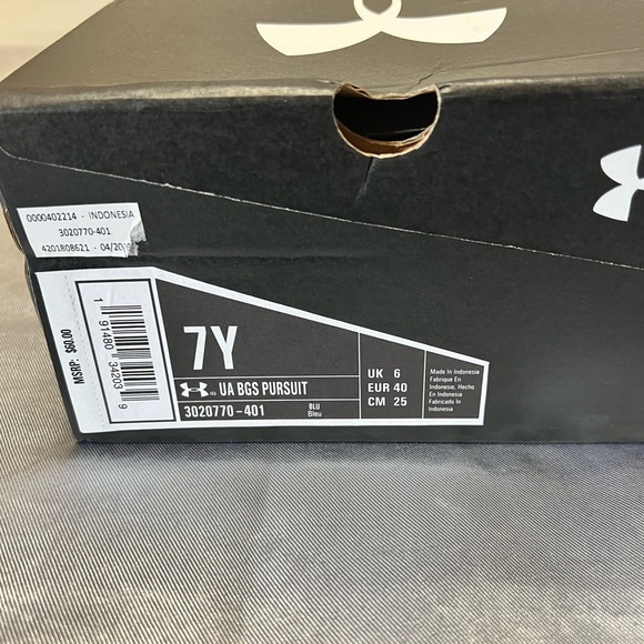 - UNDER ARMOUR YOUTH BGS PURSUIT
SNEAKERS UA KIDS RUNNING BLUE
SHOES - Picture 6 of 7